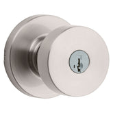 Kwikset Signature Series 740PSK RDT 15 SMT Round Entry Door Lock, Knob Handle, Satin Nickel, Zinc, SC1, KW1 Keyway